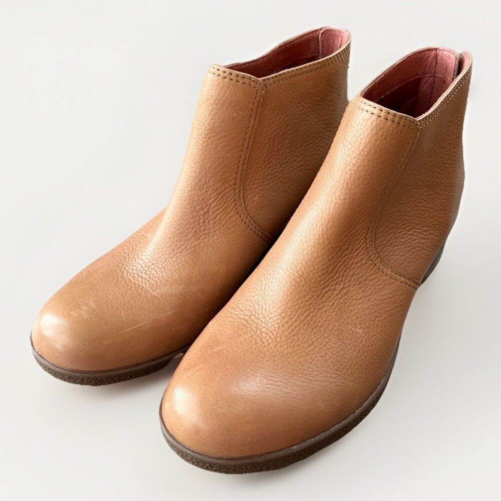 Dansko Becki Women's Waterproof Tan Leather Ankle Boots Booties Size 41 - Picture 2 of 10